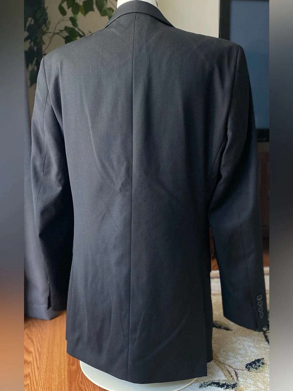 Marc Anthony Black Two-Button Suit Jacket